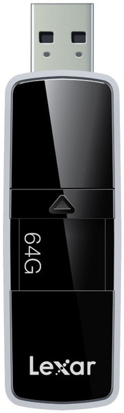 Lexar JumpDrive P20 64GB USB 3.0 (3.1 Gen 1) Type-A Black USB flash drive