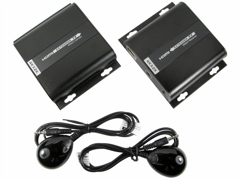 Cables Direct HD-EX358 AV transmitter & receiver Black AV extender