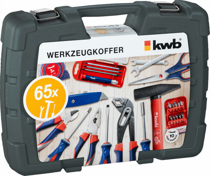 kwb Tool Case 65 PC 65tools mechanics tool set