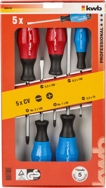 kwb 660005 Set Standard screwdriver manual screwdriver/set
