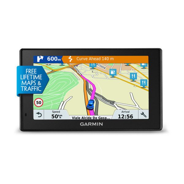 Garmin DriveSmart 51 LMT-S Фиксированный 5" TFT Сенсорный экран 173.7г Черный