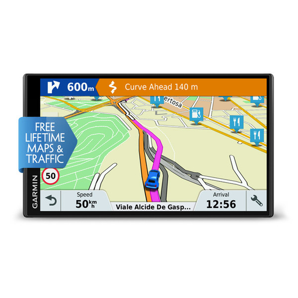 Garmin DriveSmart 61 LMT-S Фиксированный 6.95" TFT Сенсорный экран 243г Черный