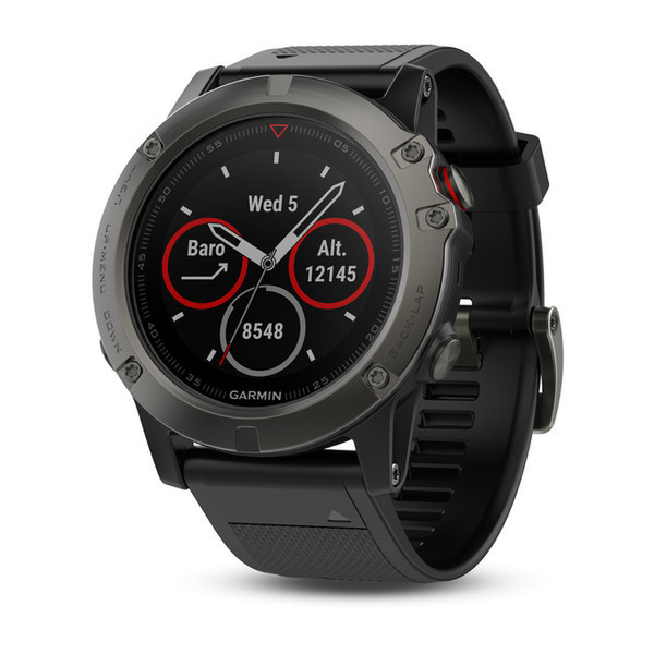 Garmin Fenix 5X Sapphire Bluetooth Черный, Серый спортивный наручный органайзер