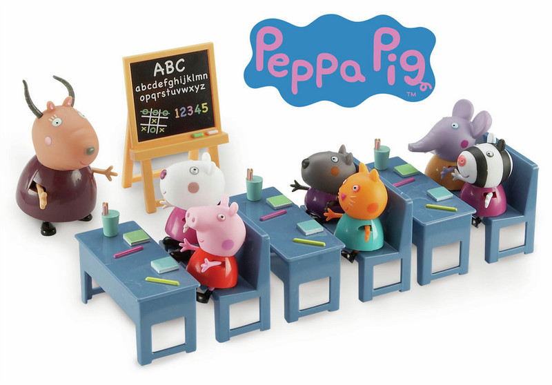 Peppa Pig All Class Boy/Girl Multicolour 14pc(s) children toy figure set