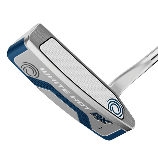 Odyssey Golf White Hot RX #2 Blade Putter, 34", RH, Steel, White Hot RX Blue Grip golf club golf club