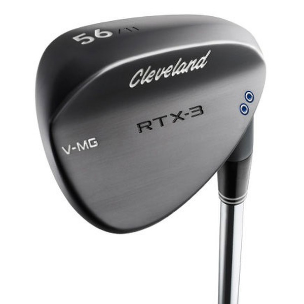 Clevelandgolf RTX-3 BLACK SATIN Männlich Lob wedge Rechtshändig 889mm Schwarz, Edelstahl Golfschläger