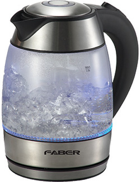 Faber Appliances FCK Cristallo 180 BK 1.8l 2200W Schwarz Wasserkocher