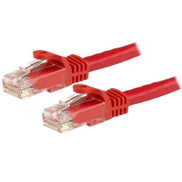 StarTech.com N6PATC50CMRD 0.5м Cat6 U/UTP (UTP) Красный сетевой кабель