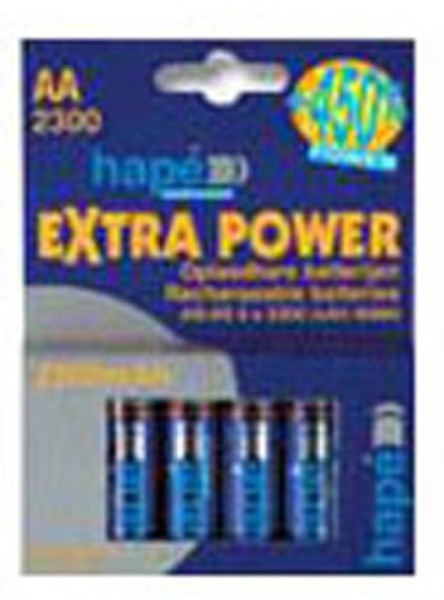 Hape AB6S Hapé penlite 2300 mAh 4 batteries Nickel-Metallhydrid (NiMH) 2300mAh 1.5V Wiederaufladbare Batterie