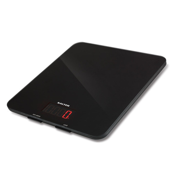 Salter 1150 BKDR Настольный Прямоугольник Electronic kitchen scale Черный кухонные весы