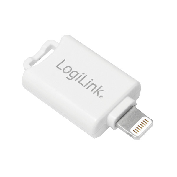 LogiLink AA0089 Lightning Белый устройство для чтения карт флэш-памяти