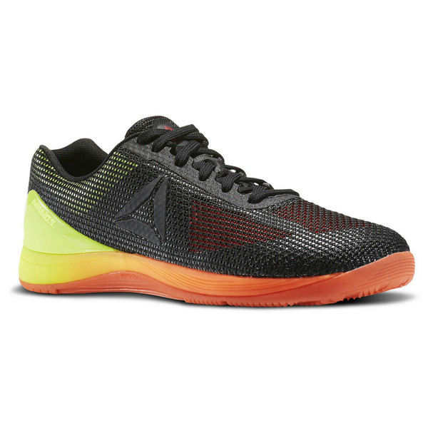 Reebok Crossfit Nano 7 Adult Male Black,Orange,Yellow 48.5 sneakers