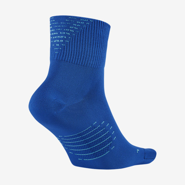Nike Elite Lightweight 2.0 Quarter Blue Unisex S Classic socks