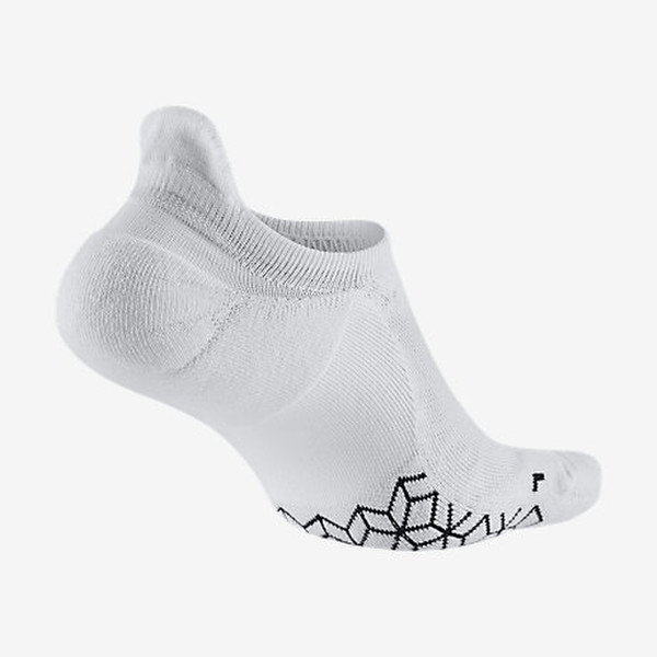 Nike Elite Cushioned No-Show White Male L No-show socks