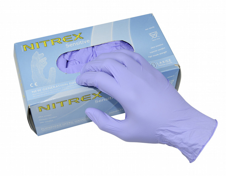Reinhold 9050114023 Disposable gloves Nitril Фиолетовый 200шт защитная перчатка