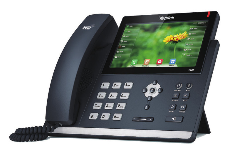 Yealink SIP-T48S Wired handset 16lines LCD Black IP phone