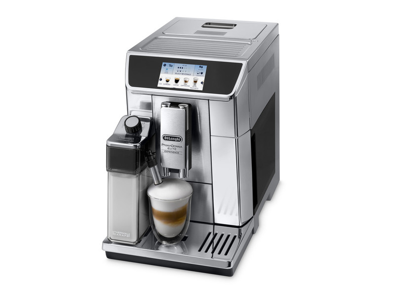 DeLonghi PrimaDonna Elite Experience ECAM 656.85.MS Отдельностоящий Автоматическая Espresso machine Черный, Металлический