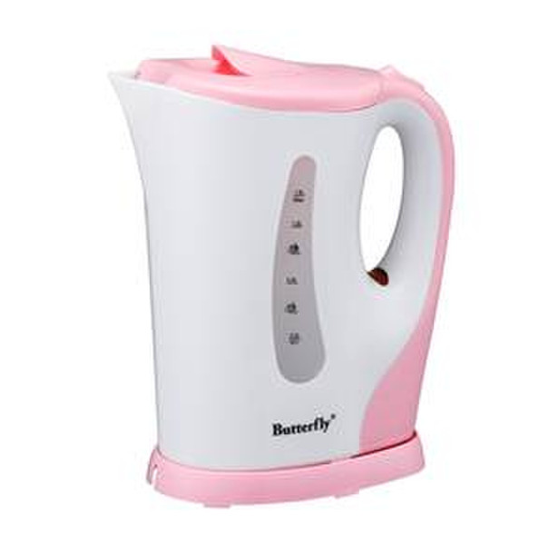 Butterfly BJK-2818 1.8л Розовый, Белый 1000Вт электрический чайник