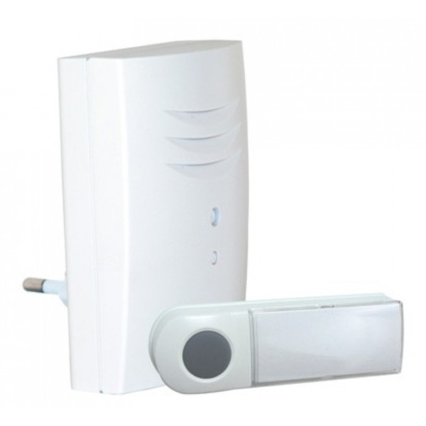 Byron B411E Wireless door bell kit White doorbell kit
