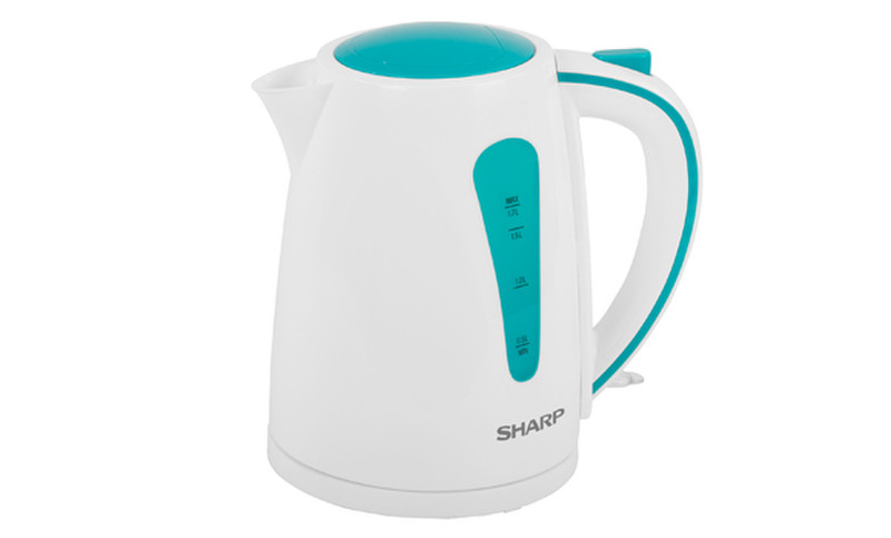 Sharp EKJ103WH 1л Синий, Белый 1200Вт электрический чайник