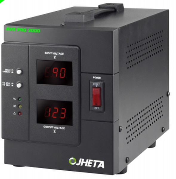 Jheta AVR PRO 3000 Standby (Offline) 3000VA Tower Black uninterruptible power supply (UPS)