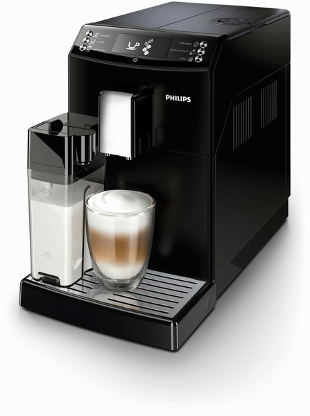 Philips 3100 series EP3550/00 Отдельностоящий Автоматическая Машина для эспрессо 1.8л Черный кофеварка