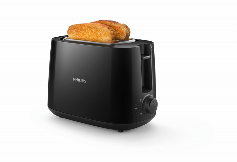 Philips Daily Collection HD2581/90 2slice(s) 830W Black toaster
