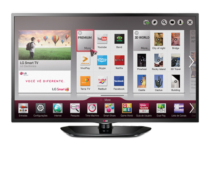 LG 32LN560B 32Zoll HD Smart-TV WLAN Schwarz LED-Fernseher