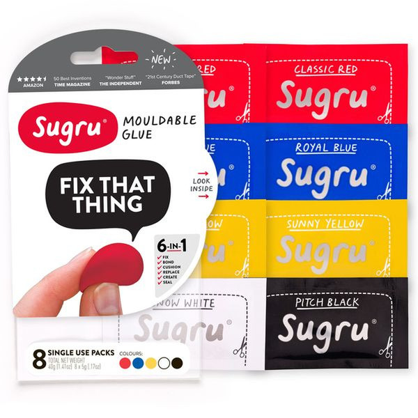 Sugru NSMLT8 Black,Blue,Red,White,Yellow 8pc(s) cable insulation