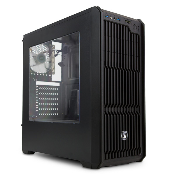 Silentium Regnum RG2W Pure Black Midi-Tower Black computer case