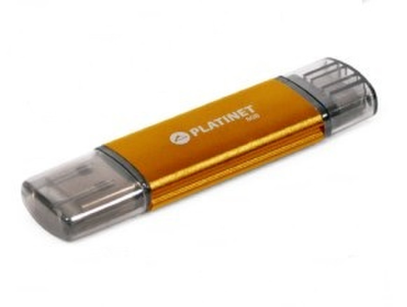 Platinet AX-DEPO 8GB 8ГБ USB 2.0 Type-A Оранжевый USB флеш накопитель