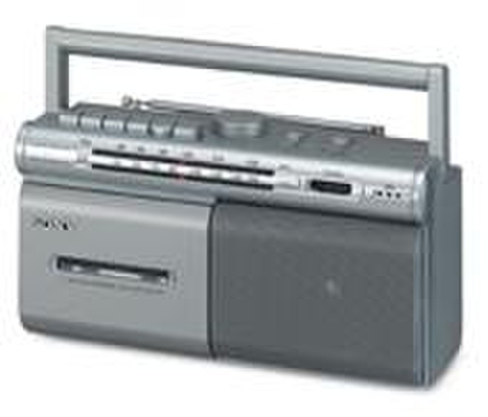 Sony Tape Sound System CFM-20L Silber Kassettenspieler