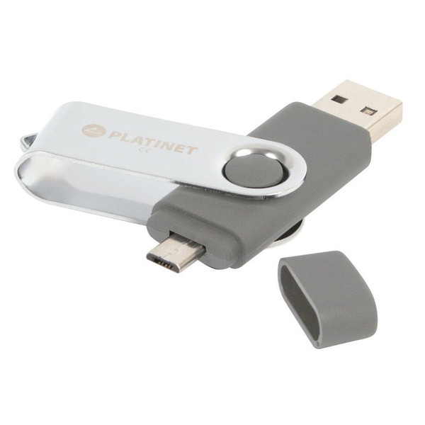 Platinet BX-DEPO 8GB 8ГБ USB 2.0 Type-A Серый USB флеш накопитель
