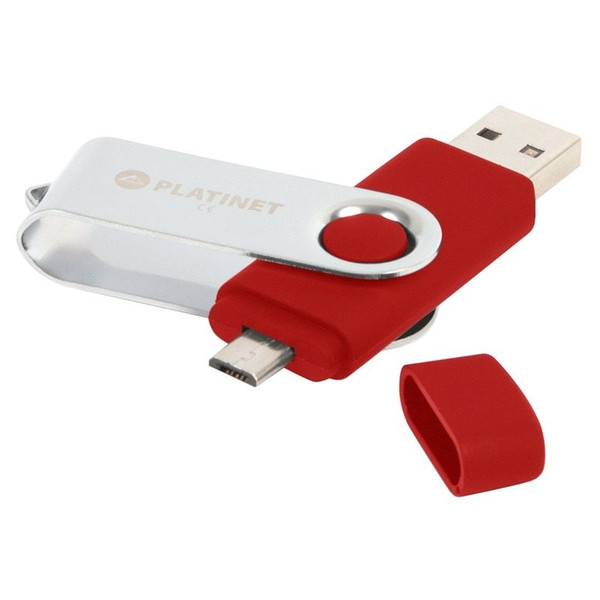 Platinet BX-DEPO 8GB 8ГБ USB 2.0 Type-A Красный USB флеш накопитель