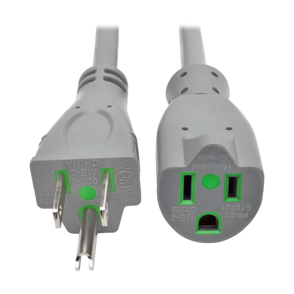 Tripp Lite P018-002-ARD 0.6m NEMA 5-15R NEMA 5-15R Grey power cable