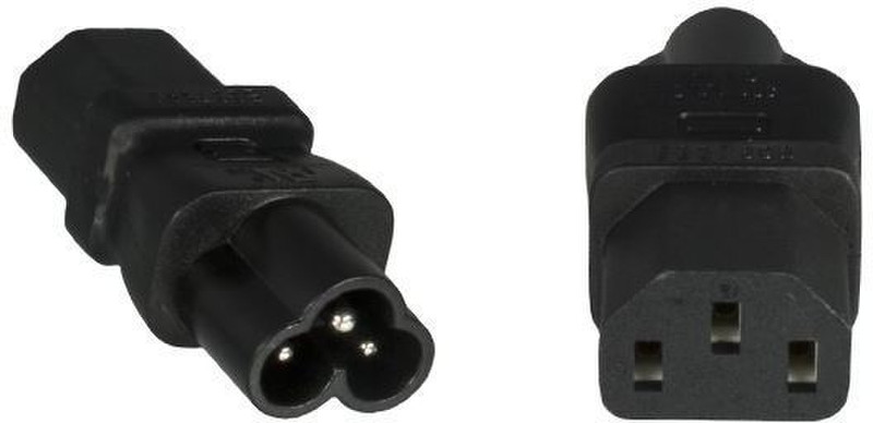 Microconnect PE613AD C6 C13 Black power plug adapter