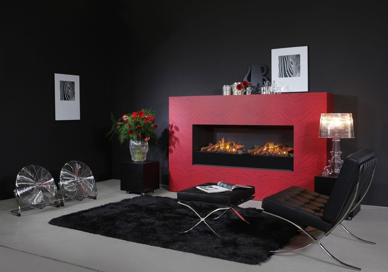 Faber Cassette L Indoor Log insert fireplace Black