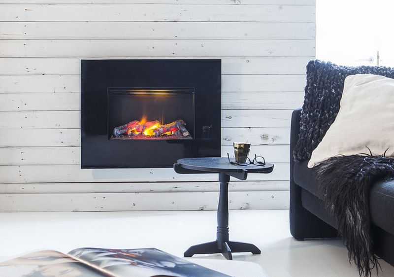 Faber NISSUM Innenraum Wall-mountable fireplace Elektro Schwarz