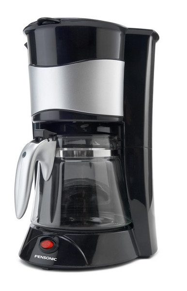 Pensonic PCM-193 Drip coffee maker 1.5L 10cups Black,Silver coffee maker