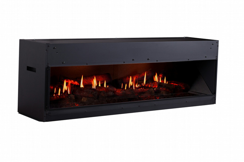 EWT Opti-V Fire Double Для помещений Built-in fireplace Электрический Черный