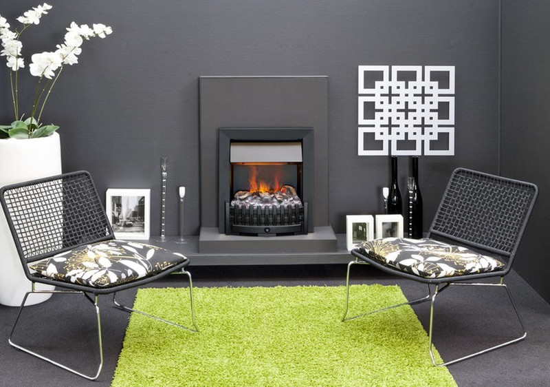 Faber Niva Indoor Log insert fireplace Electric Black