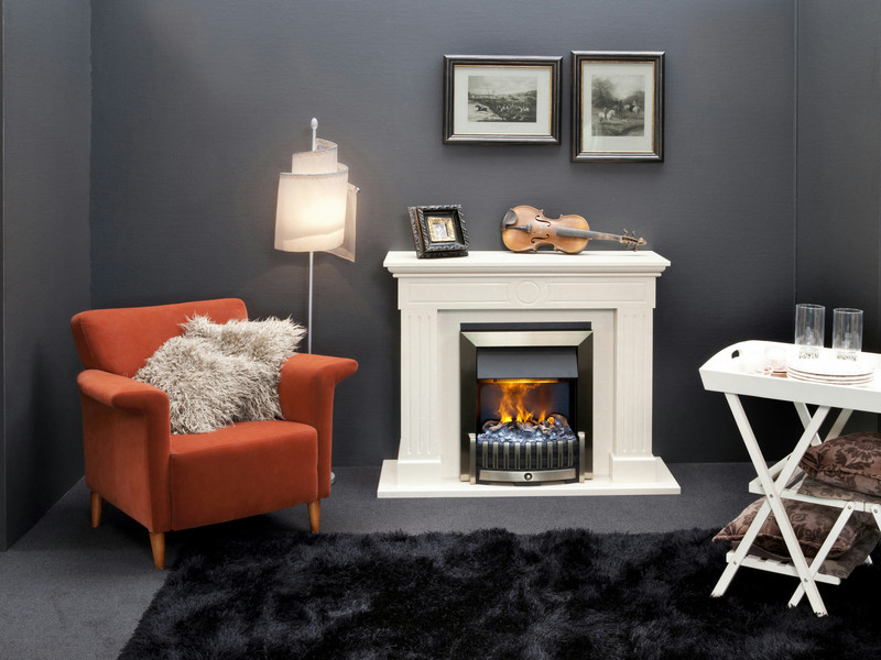 Faber Niva Antique Indoor Log insert fireplace Electric Black,Brass