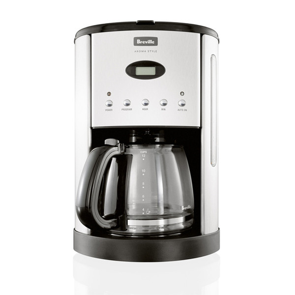 Breville BCM600 AED 359 Drip coffee maker 12cups Black,Stainless steel coffee maker