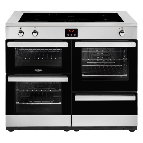 Belling Cookcentre 110 Ei Range cooker Induction hob Черный, Нержавеющая сталь