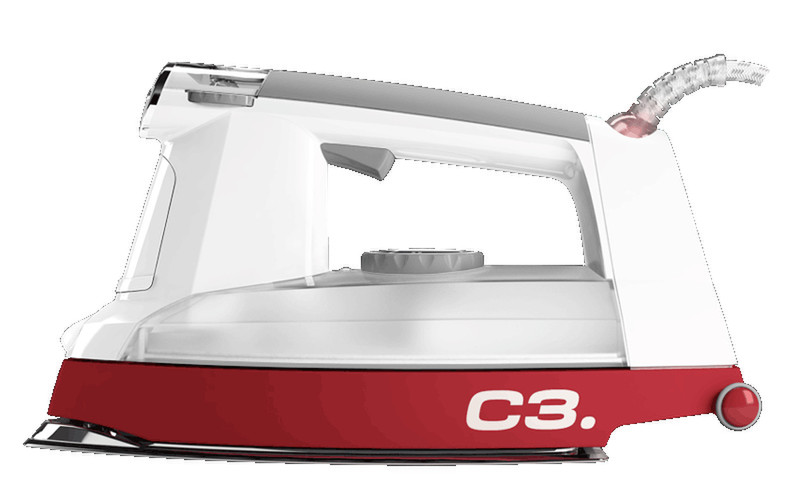 Jagua C3 Dry & Steam iron Stainless Steel soleplate 1600W Red,White iron