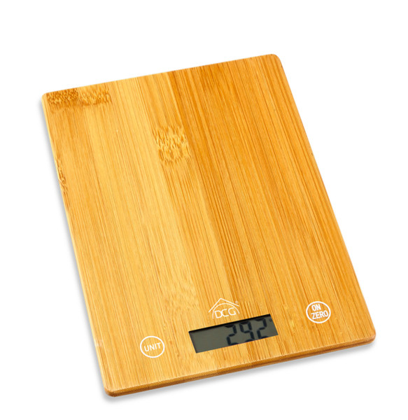 DCG Eltronic PWC8062 Tabletop Electronic kitchen scale Wood