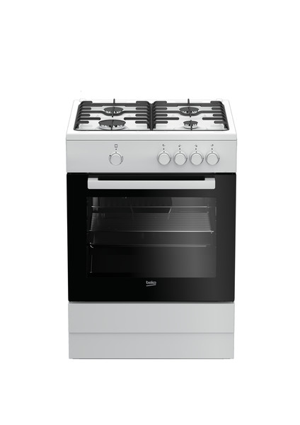 Beko FSG62000DW Freestanding Gas hob A White cooker