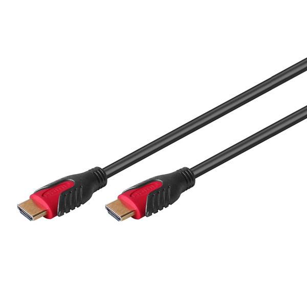 Ewent 2m, 2xHDMI 2m HDMI HDMI Black,Red