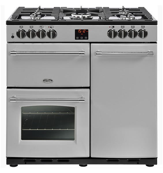 Belling Farmhouse 90 DFT Range cooker Gas hob Grau