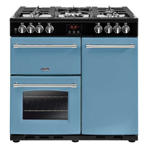 Belling Farmhouse 90 DFT Range cooker Gas hob Blau